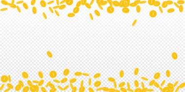 Amerikan dolarları düşüyor. Dağınık küçük USD