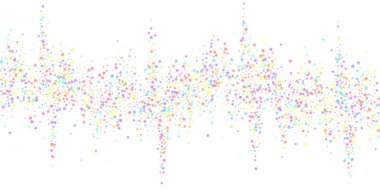 Şenlikli konfeti. Kutlama yıldızları. Renkli yıldız