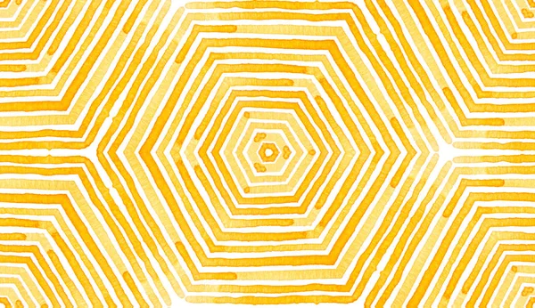 Апельсиновая геометрическая акварель. Деликатный Бесшовный Пэт — стоковое фото
