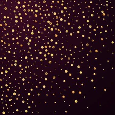 Nadir bulunan altın konfeti konfeti konfetisi. Kare