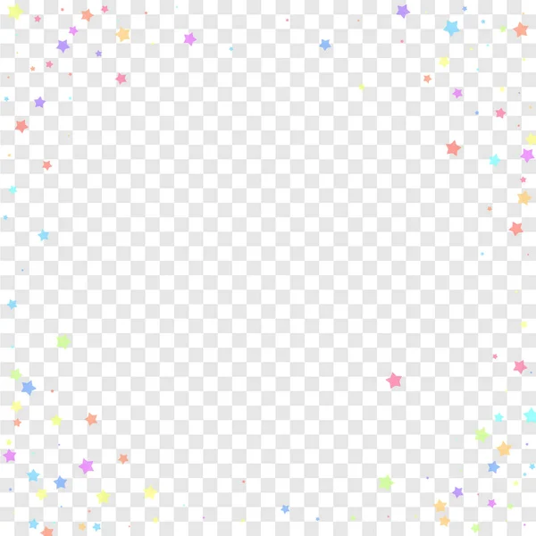 Des confettis festifs. Des stars de la fête. Étoile colorée — Image vectorielle