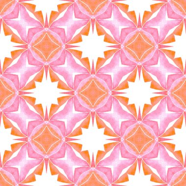 Egzotik, pürüzsüz desen. Turuncu muhteşem boho 