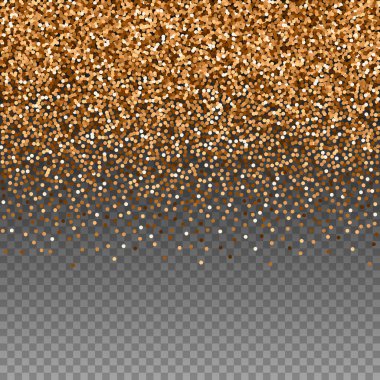 Kırmızı yuvarlak altın parıltılı lüks konfeti. 