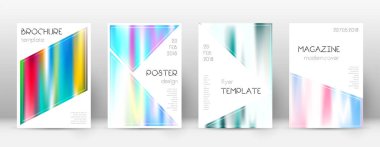 Broşür düzeni. Broch için çarpıcı üçgen şablonu