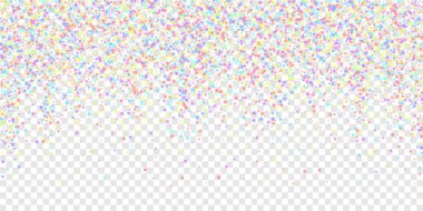 Şenlikli konfeti. Kutlama yıldızları. Renkli yıldız