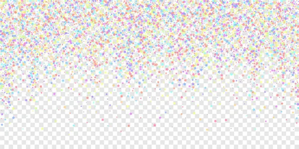 Şenlikli konfeti. Kutlama yıldızları. Renkli yıldız