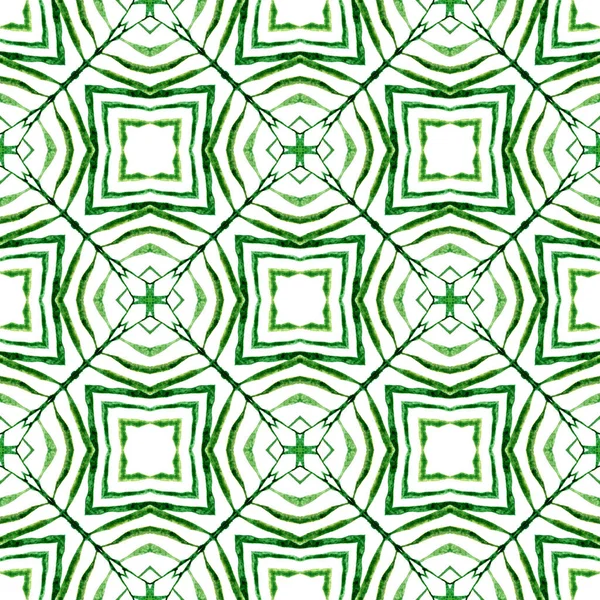 Tropical seamless pattern.  Green fine boho chic — Stock Photo, Image