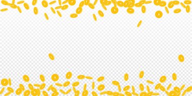 Çin Yuan paraları düşüyor. Dağınık küçük CNY ortakları