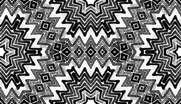 Acuarela geométrica en blanco y negro oscuro. Decentes. —  Fotos de Stock