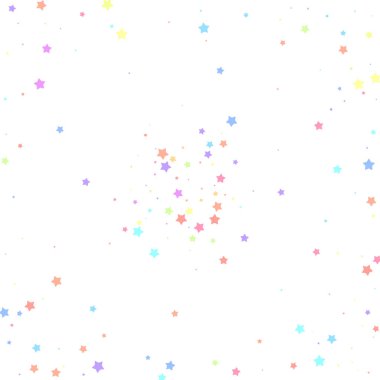 Şenlikli konfeti. Kutlama yıldızları. Renkli yıldız