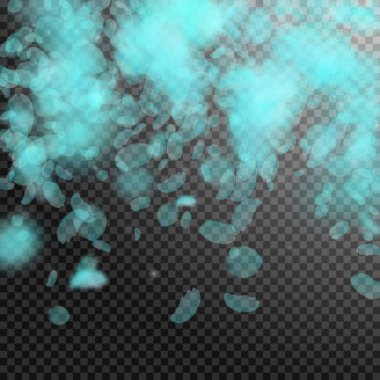 Turkuaz çiçek yaprakları dökülüyor. Büyüleyici. 