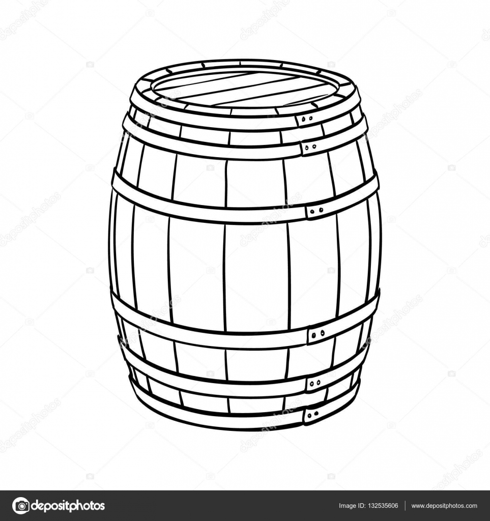 Line Sketch Of Barrel Stock Vector C Alhontess Gmail Com 132535606 New users enjoy 60% off. https depositphotos com 132535606 stock illustration line sketch of barrel html