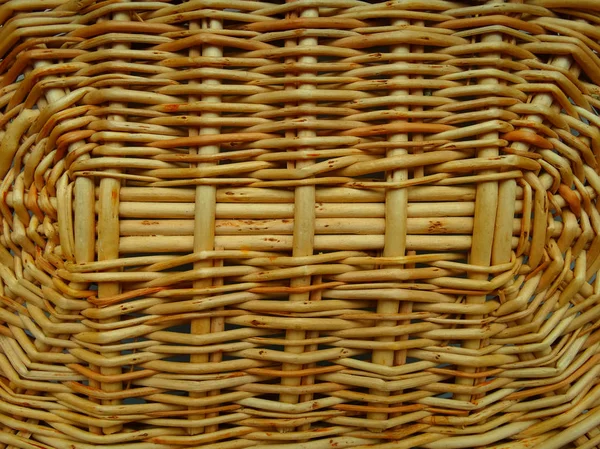 Обложка вязаной корзины — стоковое фото