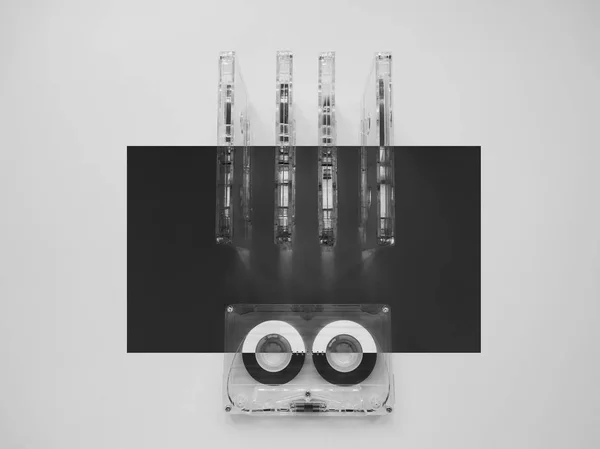 Ljudkassetter för brännare — Stockfoto