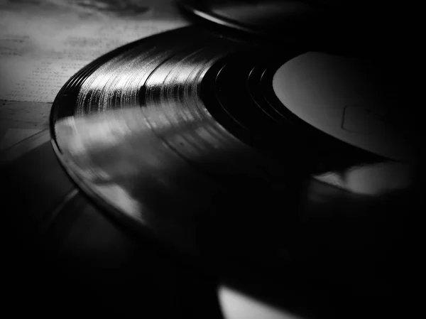 Kolekce vinylových záznamů — Stock fotografie