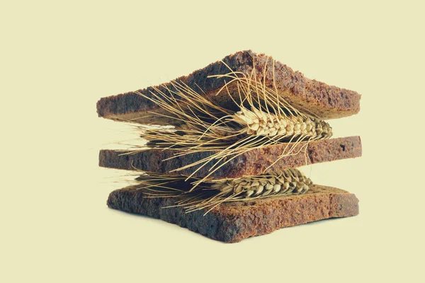 Παρασκευής νόστιμου ψωμιού — Φωτογραφία Αρχείου