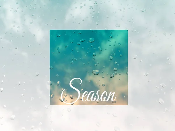 Seasonal concept background — Stock Photo, Image