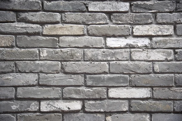 벽돌 벽 흑백 텍스처 — 스톡 사진