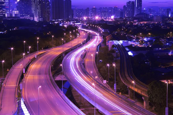 Kuala Lumpur på natten — Stockfoto