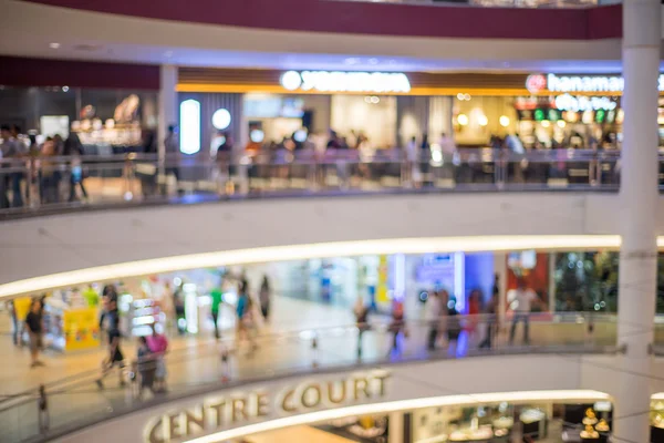 Blurred shopping mall interior — Stock Photo, Image