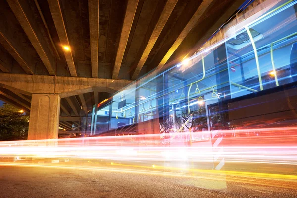 Movimiento desenfoque calle — Foto de Stock