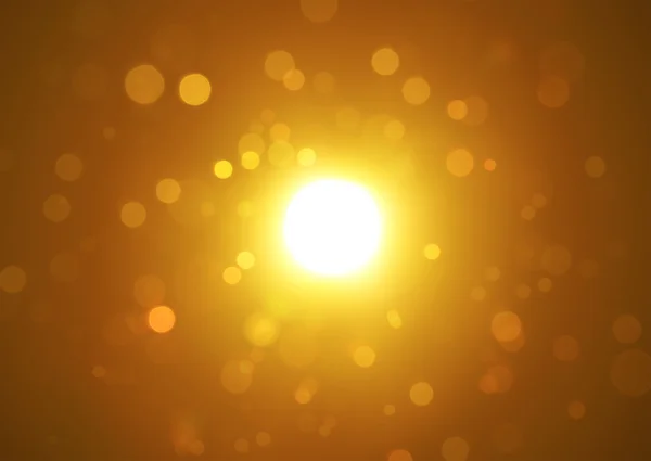Sol brilhante e manchas de luz solar — Fotografia de Stock