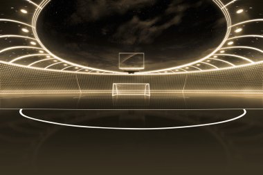 Stadyum neon ışıkları