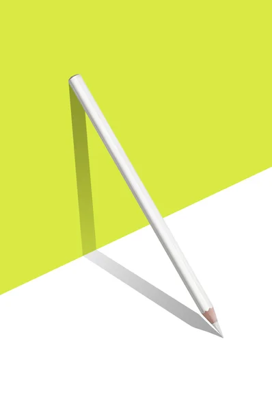 White pencil near wall — Stock Photo, Image