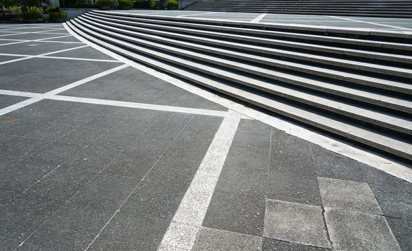 A négyzet üres lépcsők — Stock Fotó