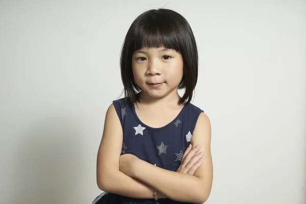 Bonito pouco ásia menina — Fotografia de Stock