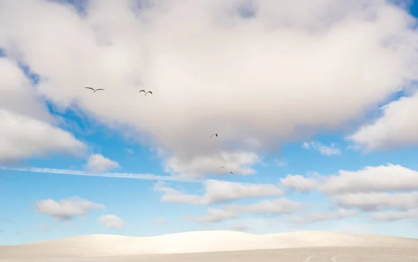 Lancelin Sand Dunes na Austrália Ocidental — Fotografia de Stock