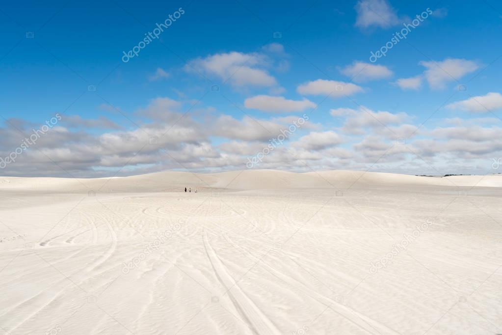 Lancelin Sand Dunes in Western Australia