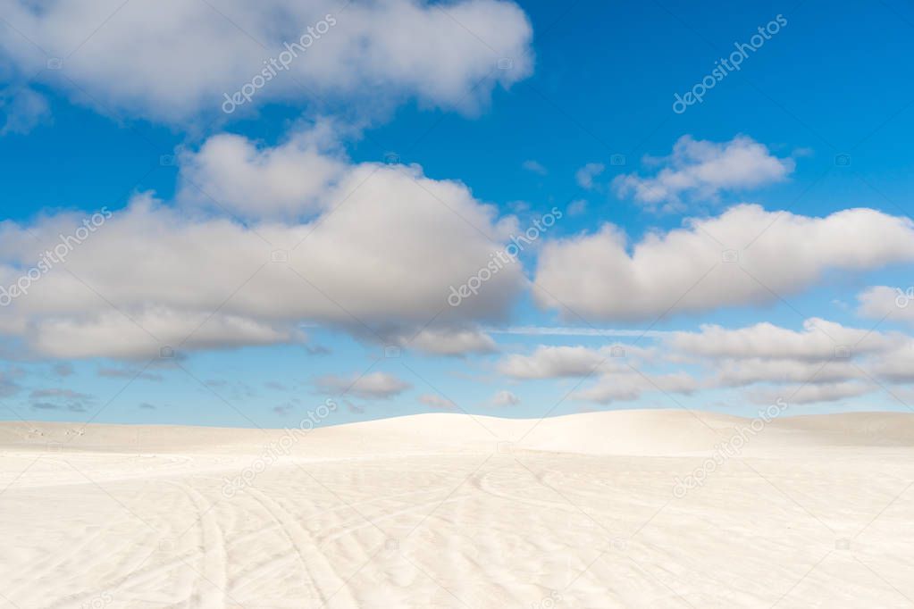 Lancelin Sand Dunes in Western Australia