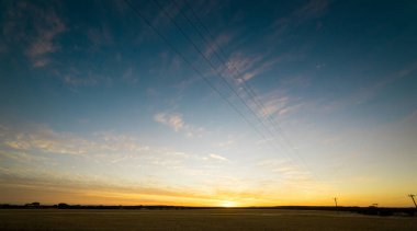 Hyden, güzel gün batımı