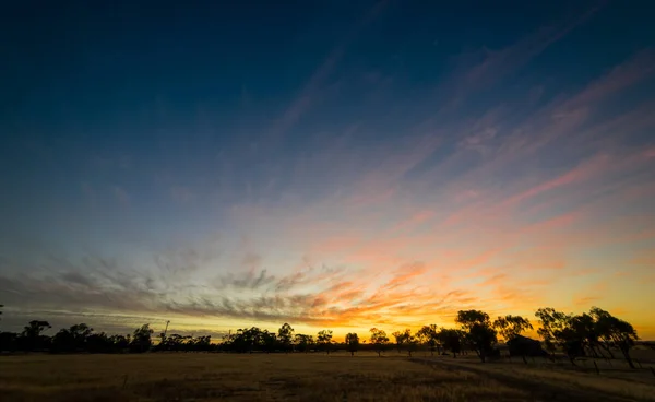 Prachtige zonsondergang in Hyden — Stockfoto