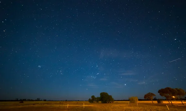 Nocne niebo nad Hyden — Zdjęcie stockowe