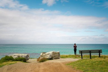 Cape Leeuwin görünümünün deniz manzarası