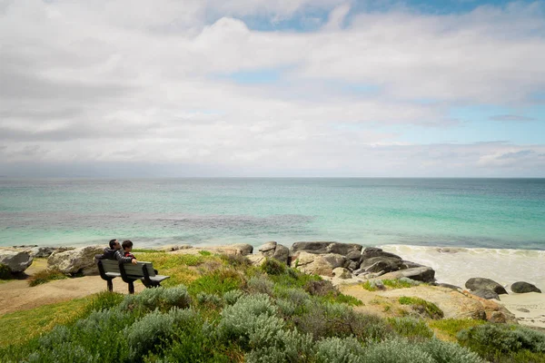 Gente en Seascape de Cape Leeuwin — Foto de Stock