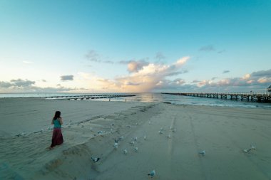Busselton Jetty kıza