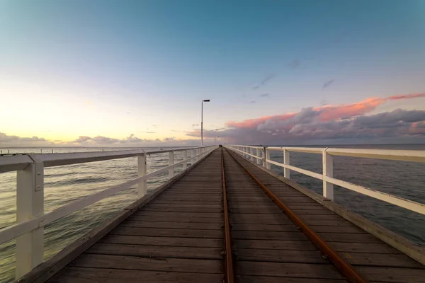 Busselton Jetty weergave — Stockfoto