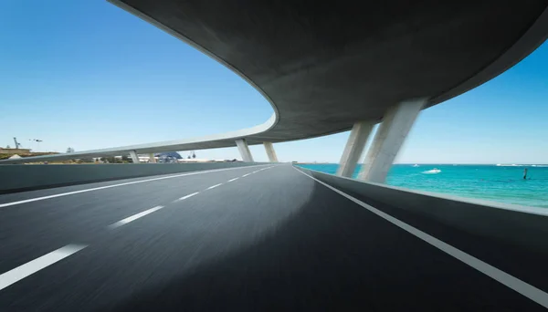 Highway and bridge overpass — Stock Photo, Image