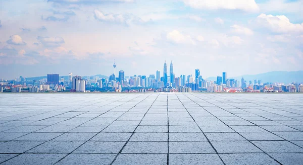 Uitzicht op de moderne stad — Stockfoto