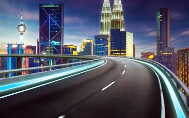 Hareket Bulanıklığı şehir yol inşaatı