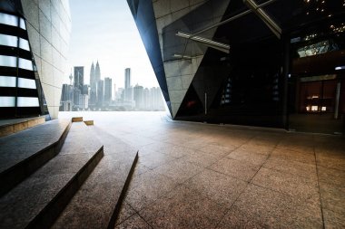 Cityscape boş kat ile