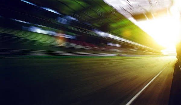 Motion blur racing circuit — Stock Photo, Image
