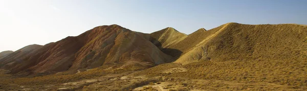 Colinas de arenito no deserto — Fotografia de Stock