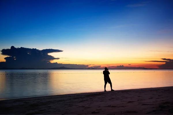 Viaggiatore scattare la fotografia — Foto Stock