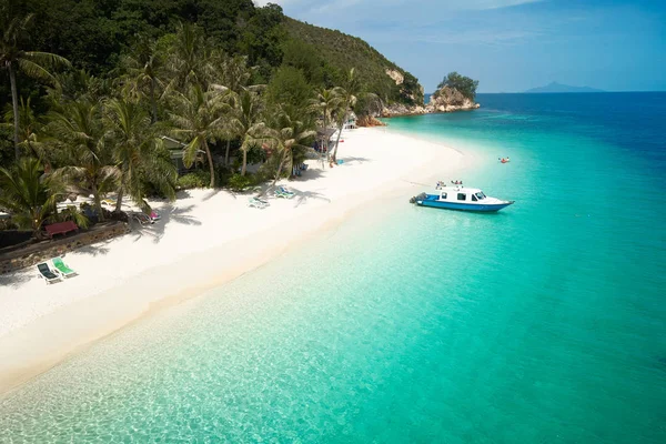 Vacker strand, Rawa ön — Stockfoto