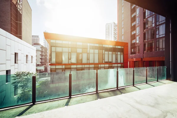 Empty Balcony Modern Building — Stock Photo, Image