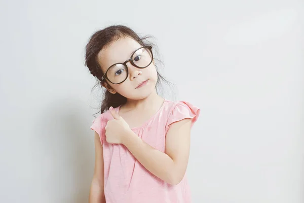 Portret Van Jonge Leuke Aziatische Meisje — Stockfoto